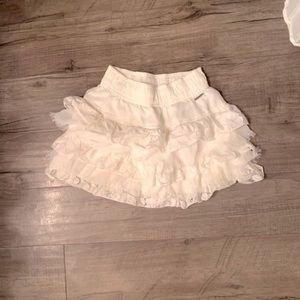Abercrombie Lace Ruffle Skirt